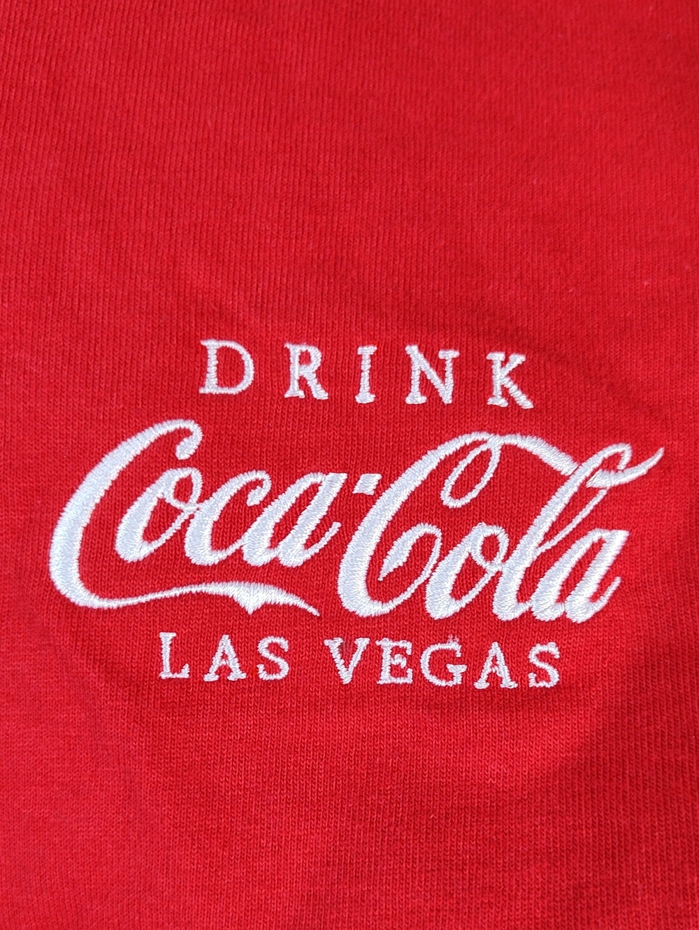 Vintage Official Coca Cola LAS VEGAS DRINK Coca Cola T Shirt NEW